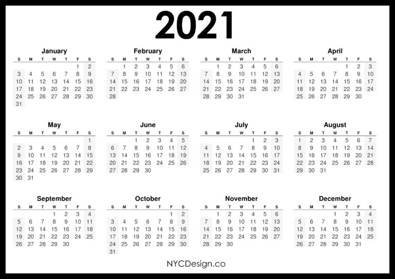 2021-calendar-printable-free-horizontal-black-hd-sunday-start