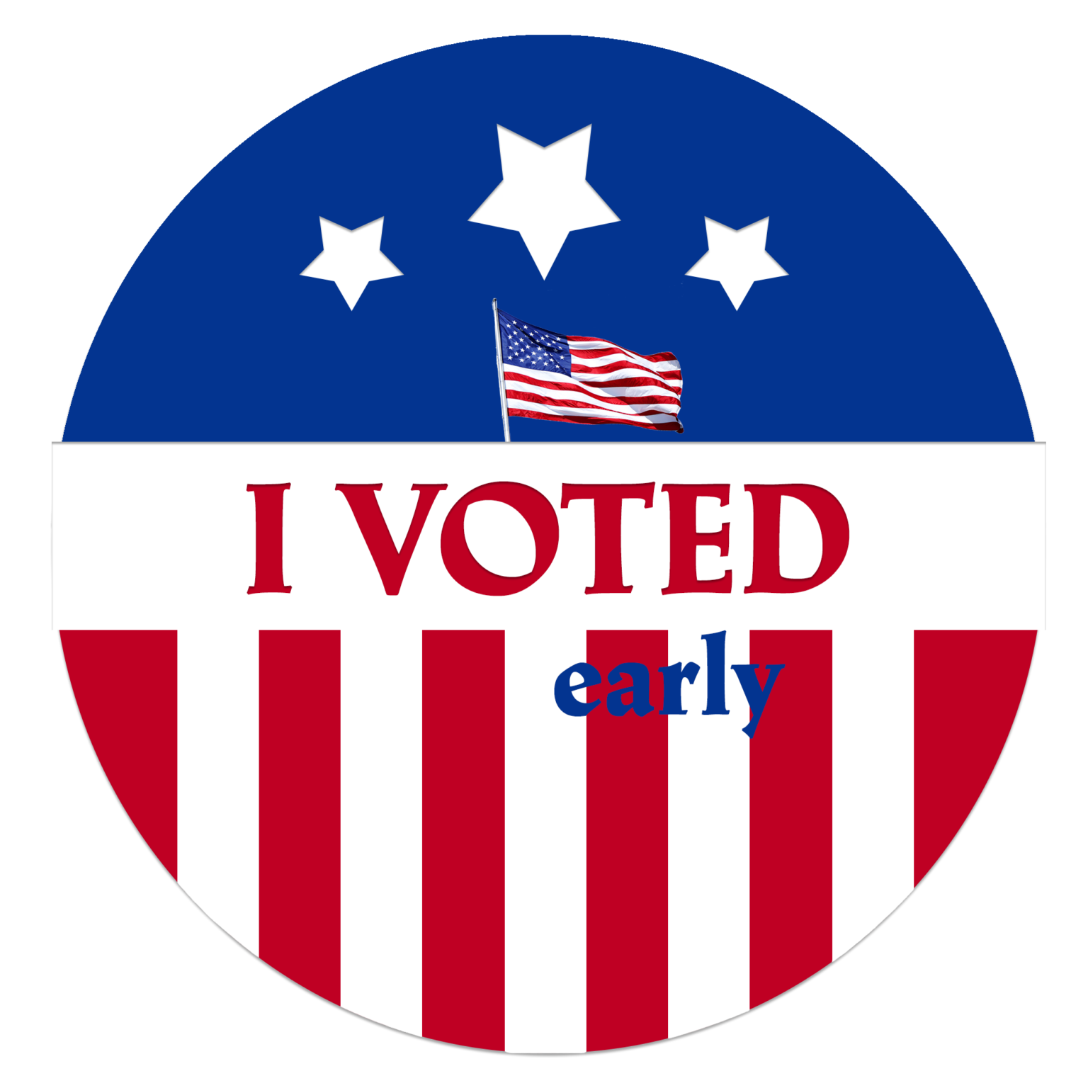 I Voted Early Sticker 2020 – PNG – NYCDesign.co: Printable Things