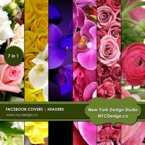 Facebook Cover, Facebook Header: Flowers Theme, 7 FREE Facebook Covers ...