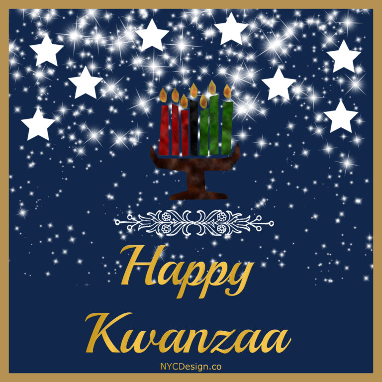 Happy Kwanzaa Cards, Free, Printable – NYCDesign.co: Printable Things