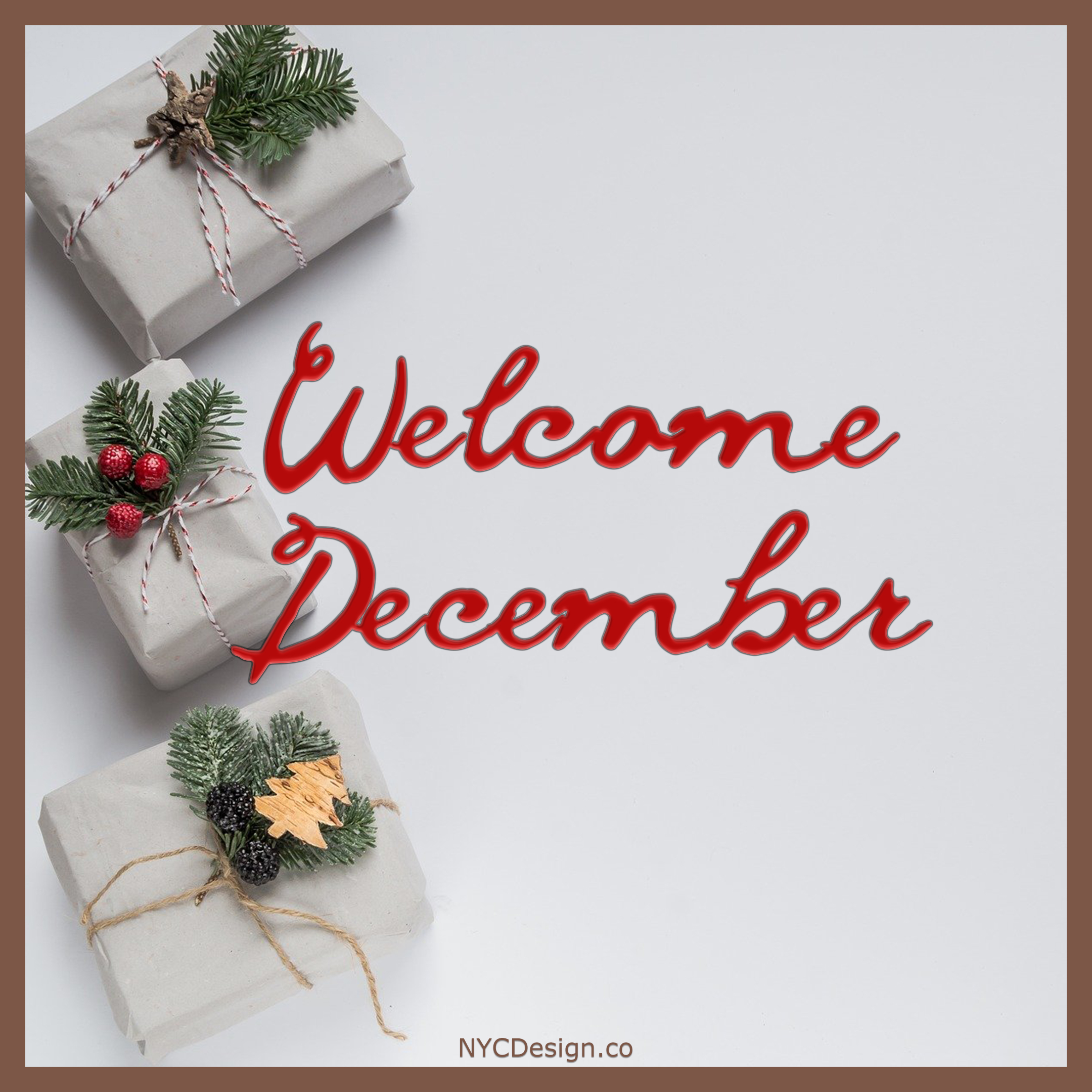 December Images for Instagram and Facebook
