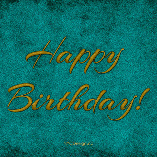 Happy Birthday Cards – Calligraphy, Printable, Pack 2 – NYCDesign.co ...
