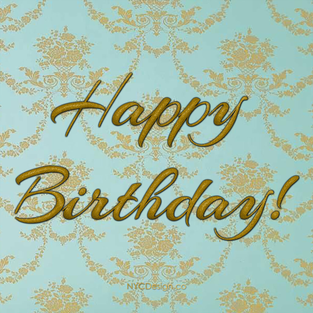 Happy Birthday Cards – Calligraphy, Printable, Pack 2 – NYCDesign.co ...
