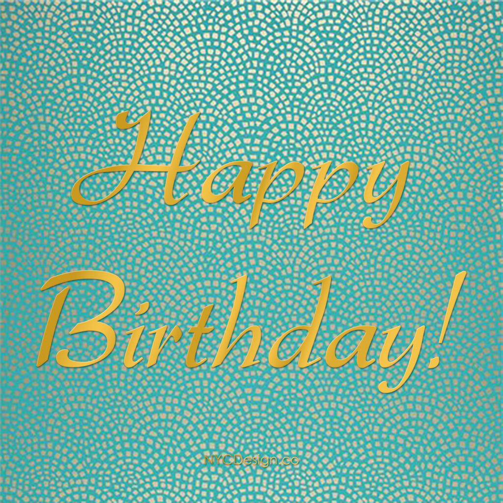 Happy Birthday Cards – Calligraphy, Printable, Pack 3 – NYCDesign.co ...