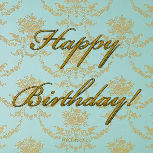 Happy Birthday Cards – Calligraphy, Printable, Pack 3 – NYCDesign.co ...