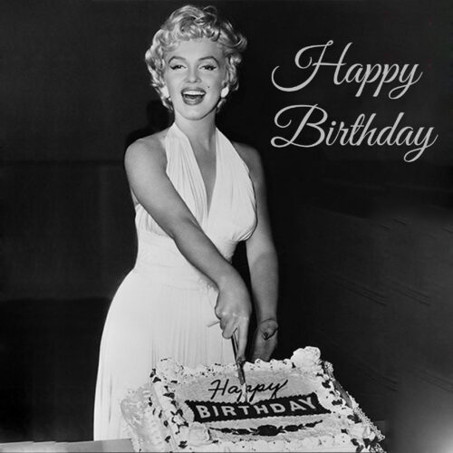 Marilyn Monroe Happy Birthday In Color