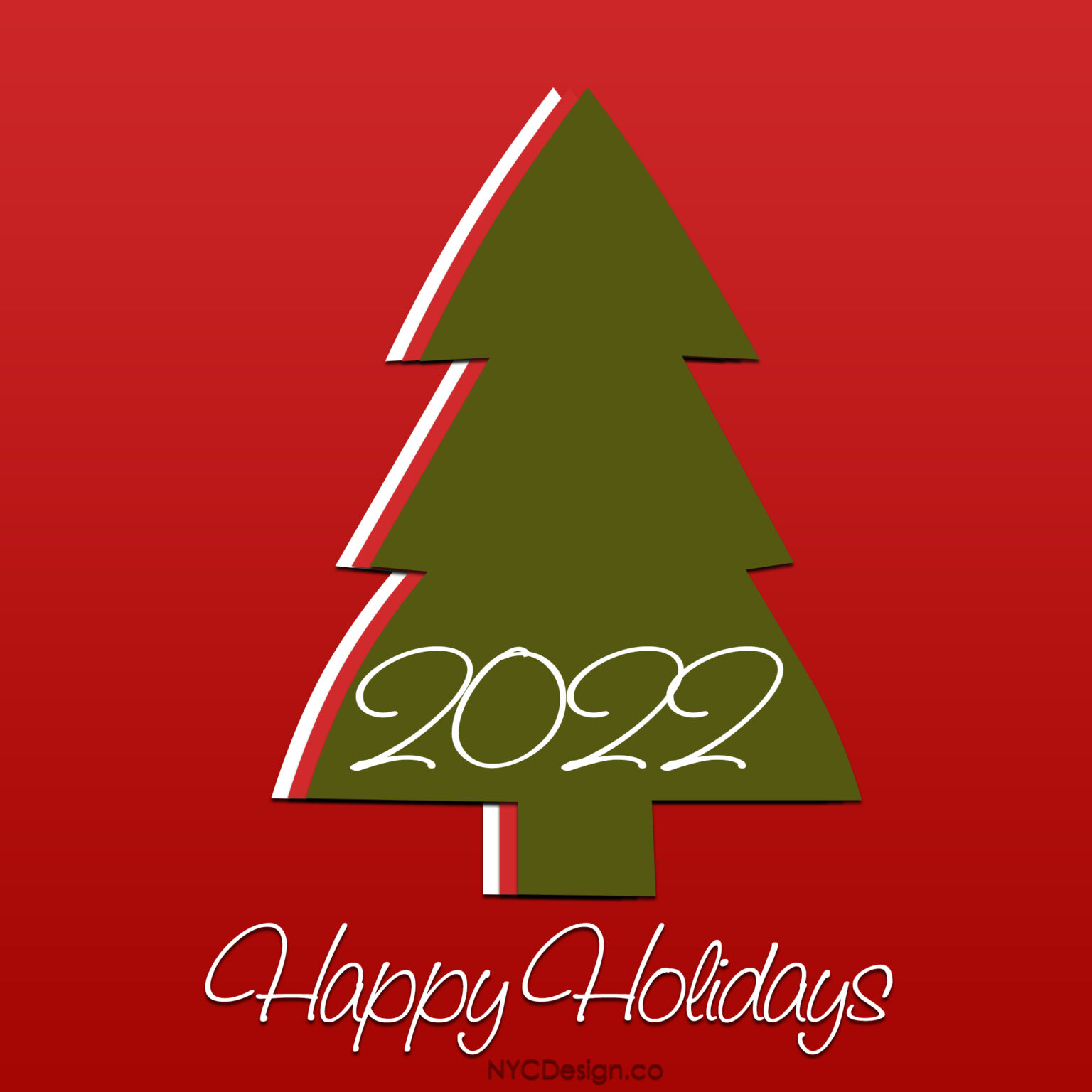 2022 Holiday Card NYCDesign co Printable Things
